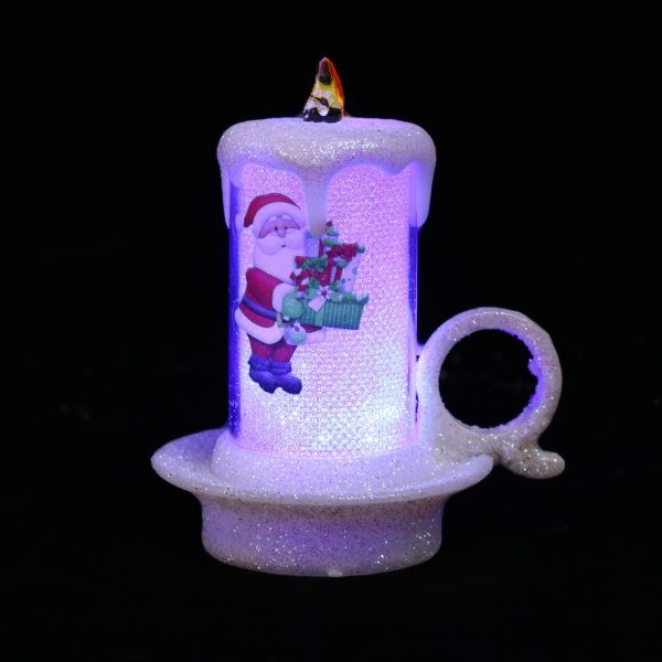 Свічка світлодіодна новорічна на підставці LZ-0811 світлодіодна (LED) 