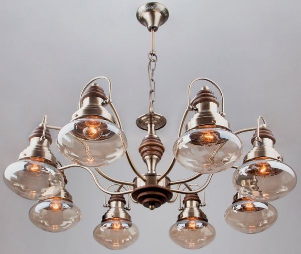 Люстра підвісна Strotskis Gustavo 8x60 Вт E27 антична бронза 266/8 