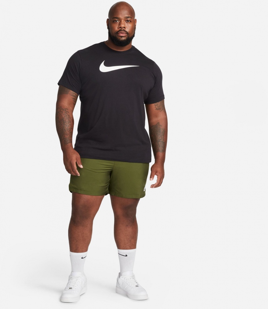 Футболка Nike M NSW TEE ICON SWOOSH DC5094-010 р.2XL чорний