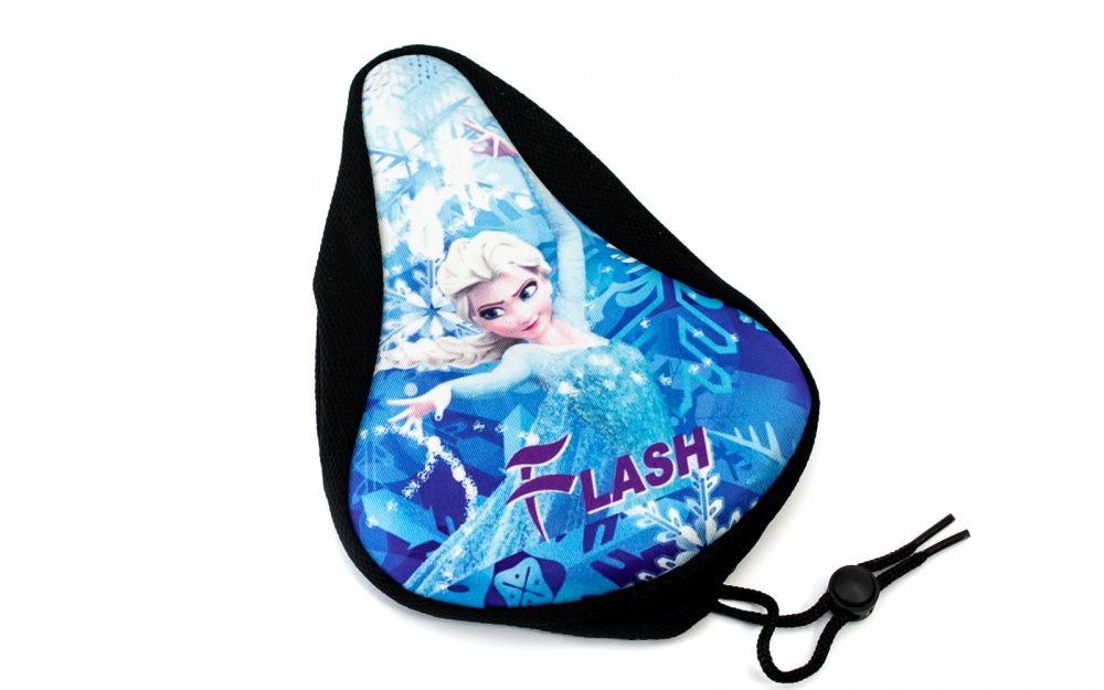 Накладка на седло B-Soul SAD-474 FROZEN 200*150мм голубой