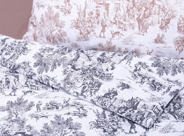 Підковдра Tuale 1,5 160x220 см темно-сірий Luna 