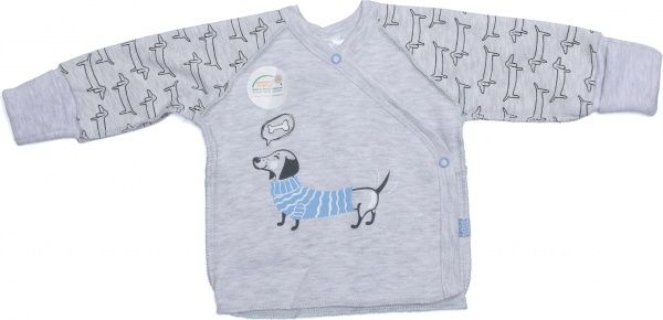 Распашонка детская Baby Veres Taksa р.62 серый 