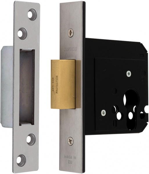 Дверний замок вхідний Mul-T-Lock 731 SANTOS SS UNIV BS 58 мм нержавіюча сталь