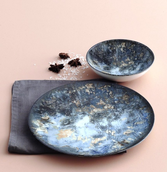 Сервиз столовый Midnight Moon Athens 24 предмета (GBSATN24Y4101607) Gural Porselen