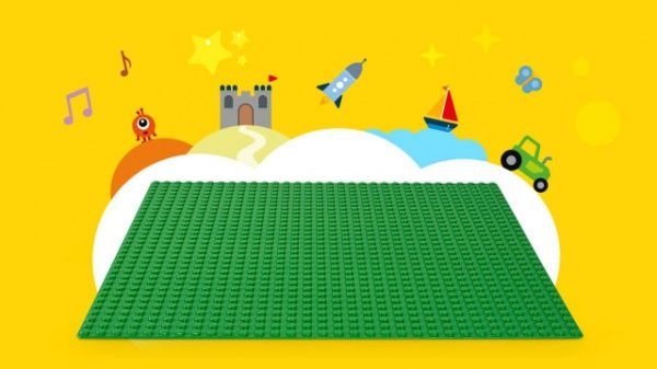 Пластина базовая зеленая 10700 Classic LEGO 