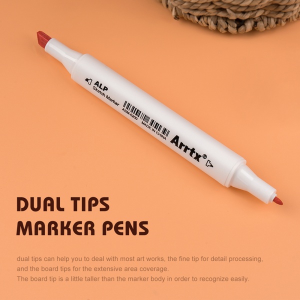 Набір маркерів Arrtx Alp ASM-02-PT01 40 кольорів пастельні відтінки LC302598 
