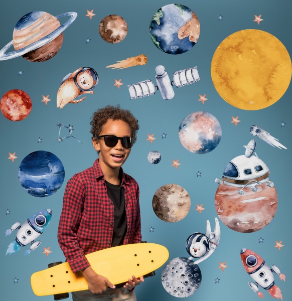 Стикеры-паттерны Lipastick Космос 120х80 см 1508219