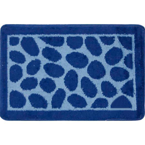 Килимок для ванної кімнати Dariana Каміння 40х60 синій