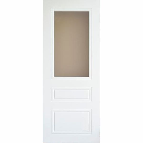 Дверное полотно Dverona Fresato №703 ПО 700 мм белое