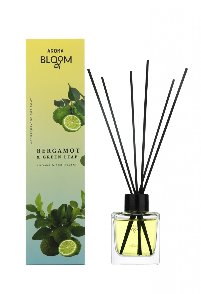 Аромадиффузор Aroma Bloom Bergamot & Green leaf 100 мл