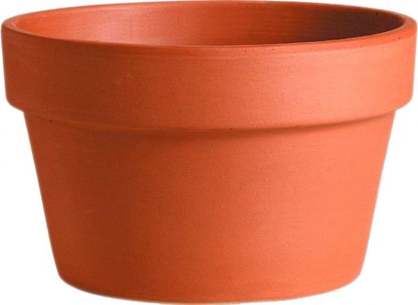 Горщик керамічний DEROMA меццо-сопрано 17х12х1,3 котто круглий 