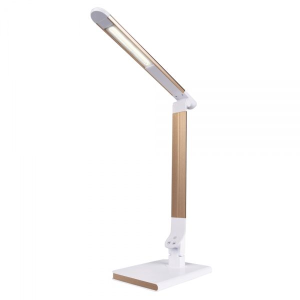 Настольная лампа LED DE1147 6 Вт белый/золото 