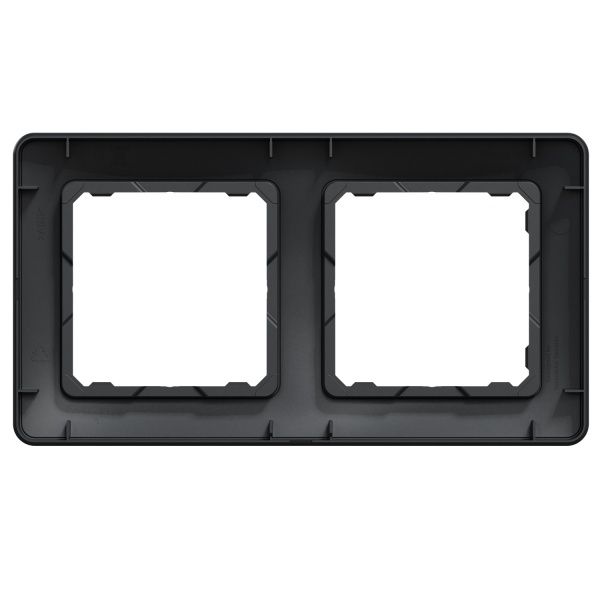 Рамка двомісна Schneider Electric Sedna Design універсальна чорний SDD314802