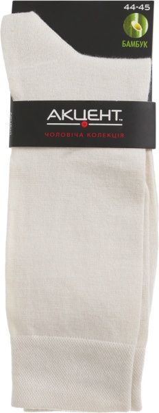 Шкарпетки Акцент Бамбук р. 44-45 кремовий 