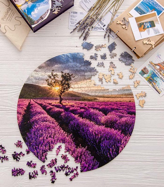 Пазл деревянный Прованс 50 см PuzzleUp 