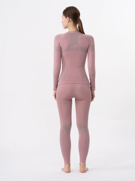 Футболка з довгим рукавом 4F SEAMLESS UNDERWEAR F113 4FAW23USEAF113-53S р.XS-S рожевий