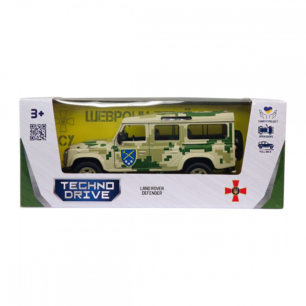 Автомодель TechnoDrive 1:32 серии Шевроны Героев Land Rover Defender ОК «Восток» 250396UM