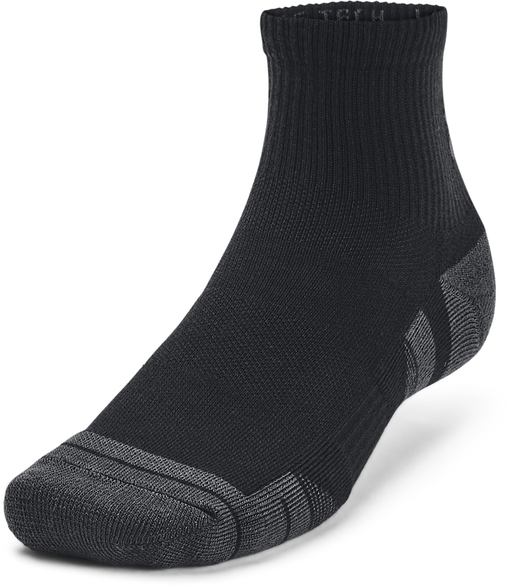 Шкарпетки Under Armour UA PERFORMANCE TECH 3PK QTR 1379510-001 р.M чорний