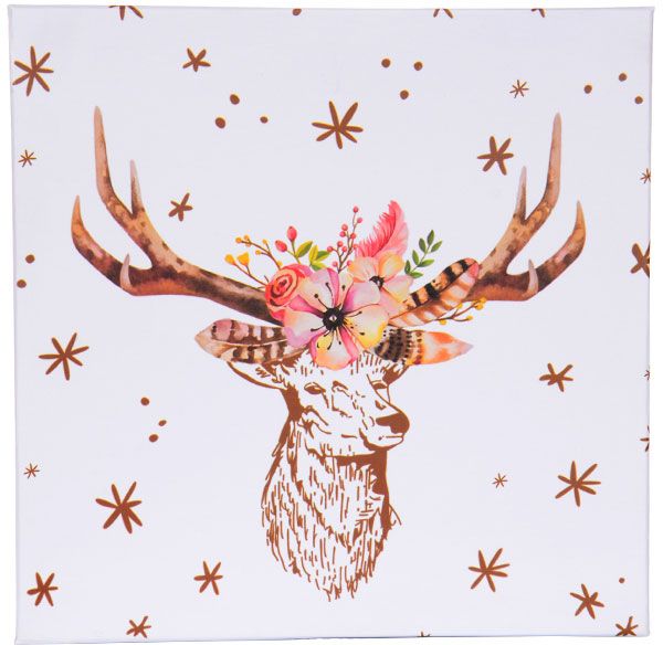 Набір тарілок Різдвяний олень 19 см 2 шт. 924-453 Lefard