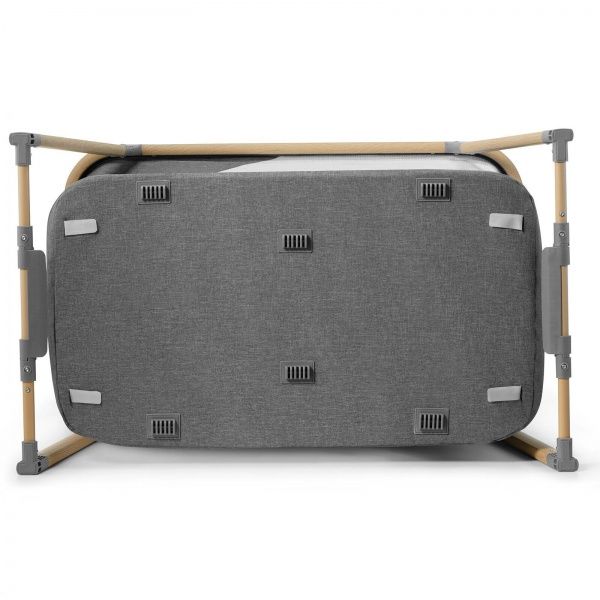 Манеж-ліжко Kinderkraft 4 в 1 Sofi сіре KKLSOFIGRY0000