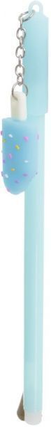 Ручка гелевая Мороженое голубое 