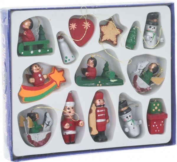 Набір дерев'яних фігурок 4 см 14 шт./уп.  
