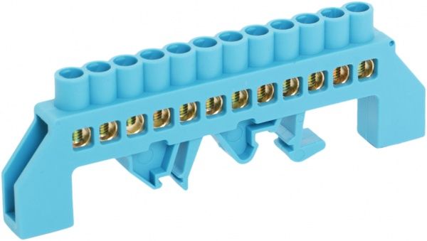 Шина нулевая на DIN-рейку универсальная  E.next (e.bsi.pro.2.12) в изолированном корпусе p0650014