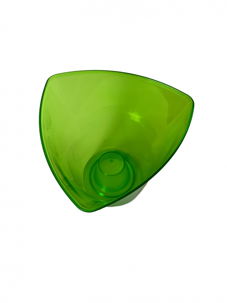 Горщик для квітів пластик Дельта l160 фігурний зелений