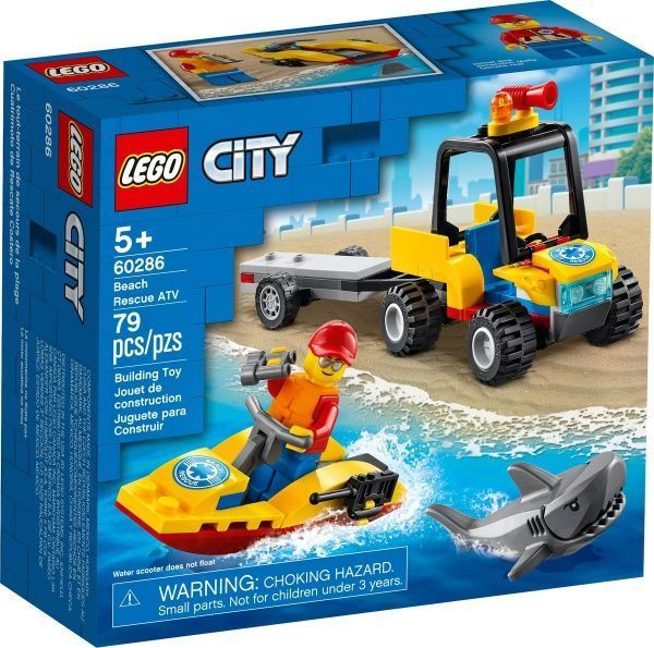 Конструктор LEGO City Пляжный спасательный вездеход 60286