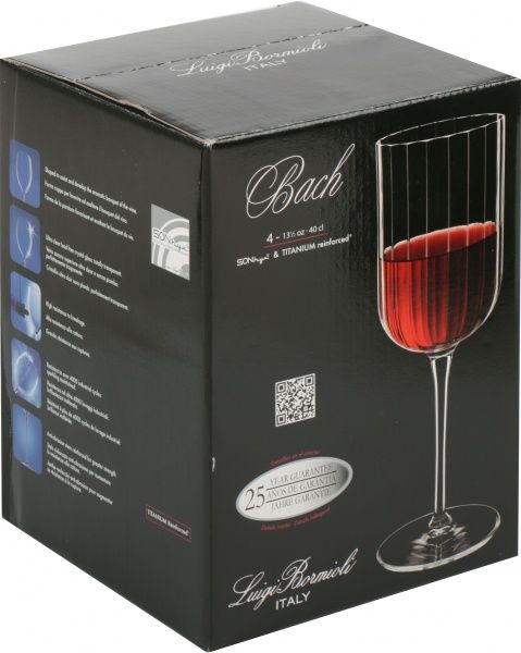 Набір бокалів для вина Banch 400 мл 4 шт. Luigi Bormioli