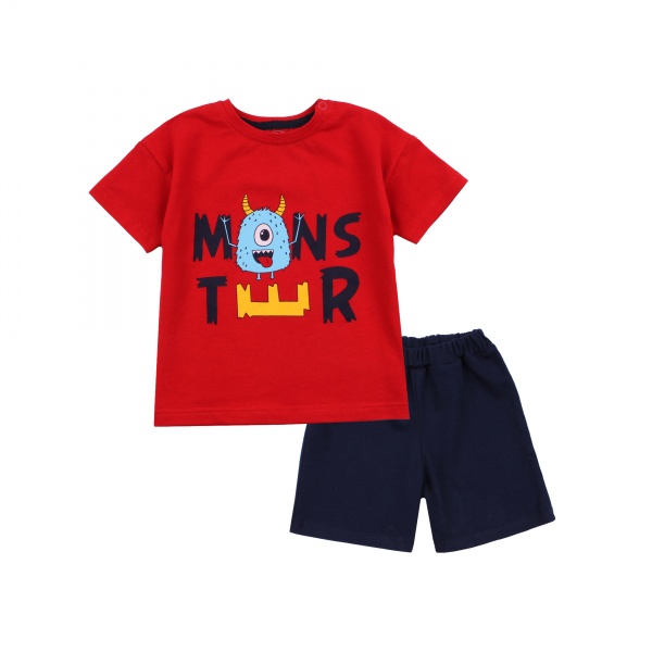 Комплект для хлопчиків Фламінго 646-417 червоний/синій р.74 