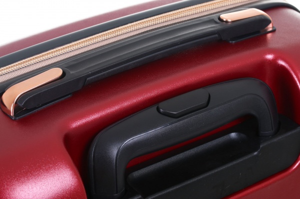 Чемодан 61 л бордовый LS22100 58х42х25 ABS 