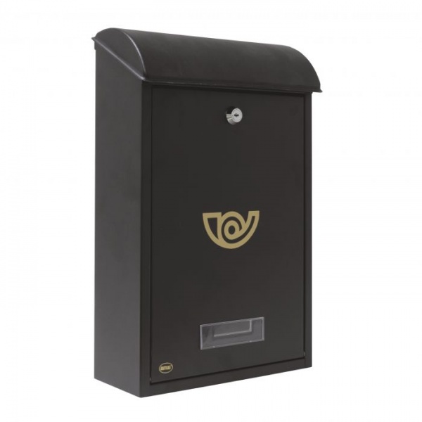 Поштова скринька Amig модель 2 400х250х100 мм чорна