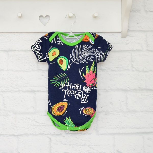 Боди детское унисекс Blanka Тропик р.86 синий 12988 