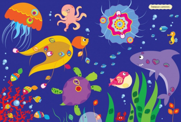 Книга Ранок Велика мозаїка з наліпками 495575