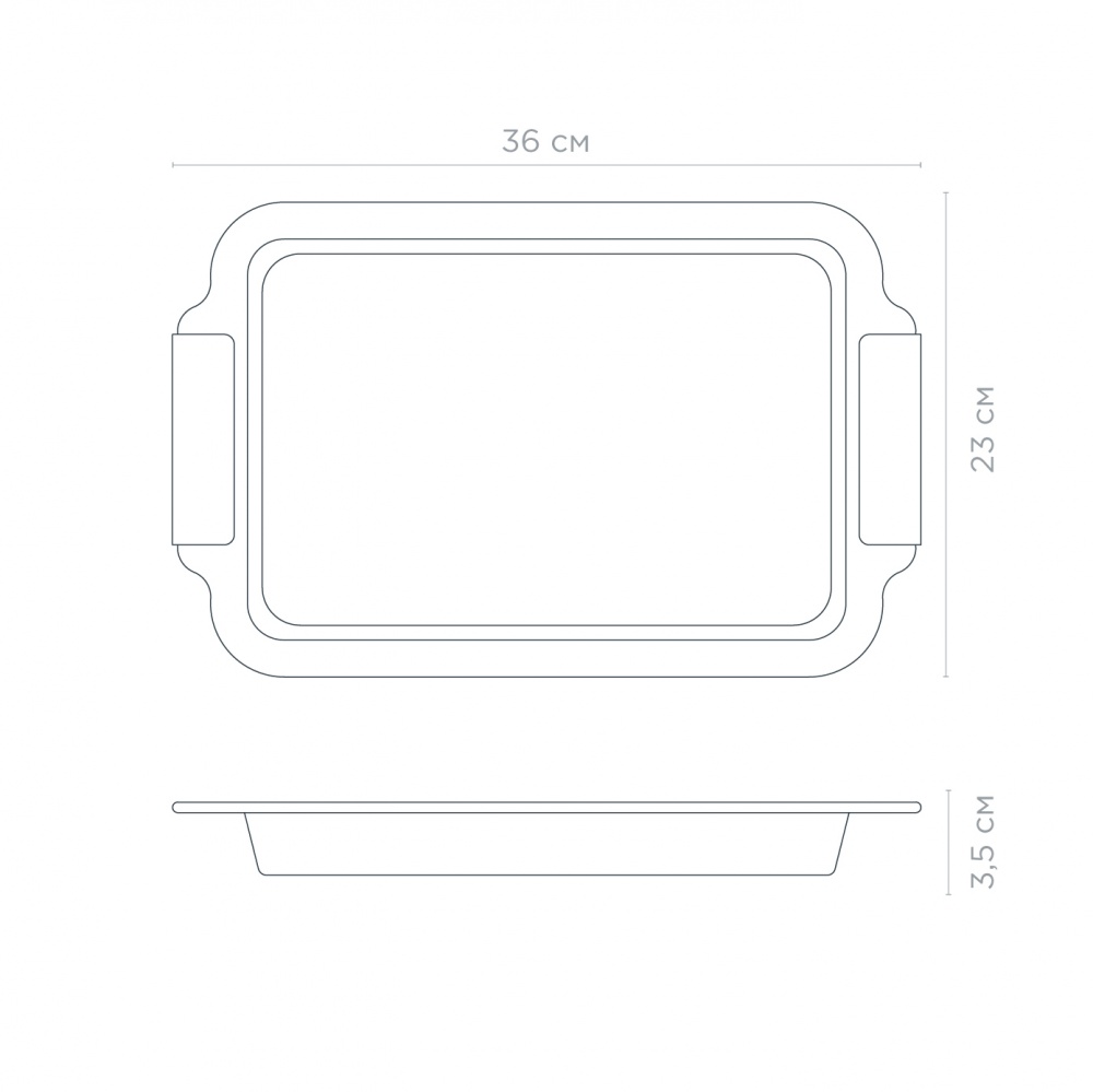 Форма для випікання Vinzer Dolci Line 36x23 см 50782