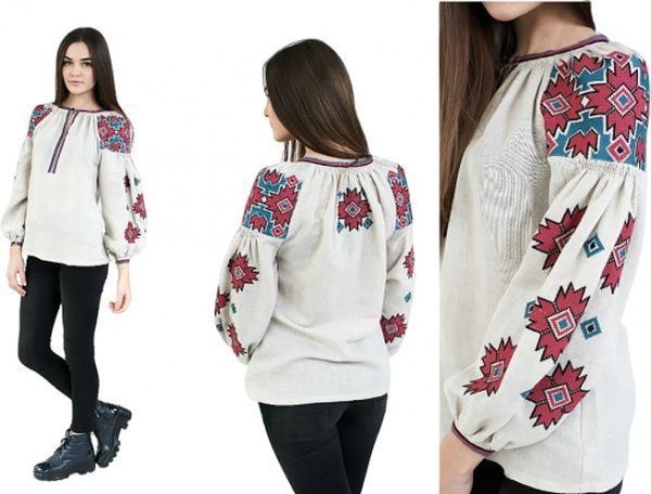 Вишиванка Едельвіка р. 54-56 лляний 267-16/08 