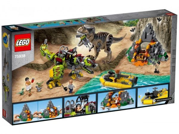 Конструктор LEGO Jurassic World Бій тиранозавра проти робота-динозавра 75938