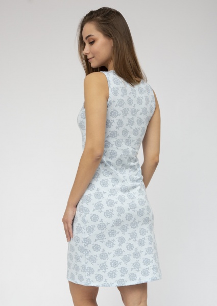 Ночная рубашка Roksana Verona 838/16017 р. 3XL голубой с рисунком 