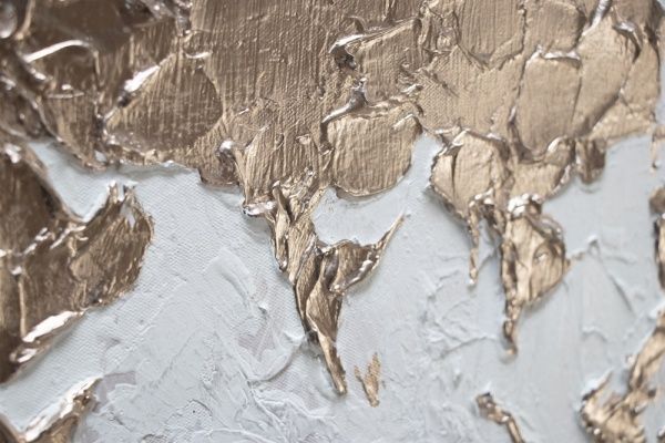 Картина Карта мира 80x120 см Юрис Проф Арт 