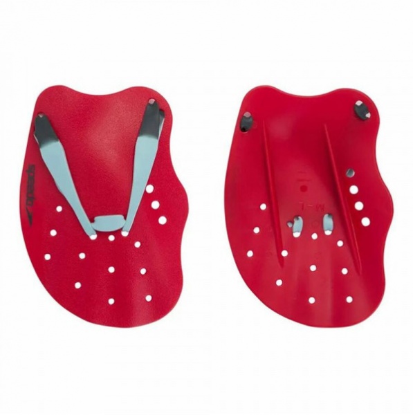 Лопатки для плавания Speedo TECH PADDLE AU 8-73312D699 красный р. L 