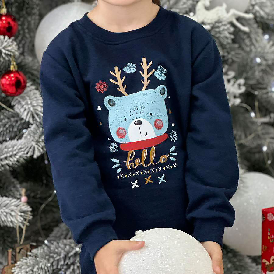 Пижама для девочек Blanka Привет р.116 синий 110391