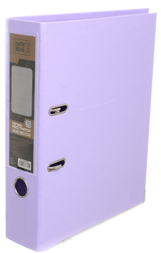 Папка-регистратор Classic двухсторонняя А4 70 мм лавандовая Nota Bene