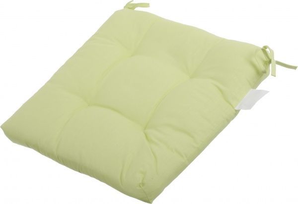 Подушка на стул Хит 39х39 см зеленая Прованс