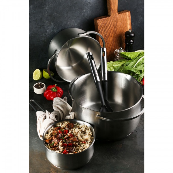 Каструля з кришкою Solid-24C Polaris