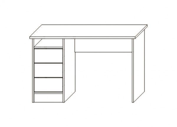Стол письменный SOKME Студент дуб сонома 
