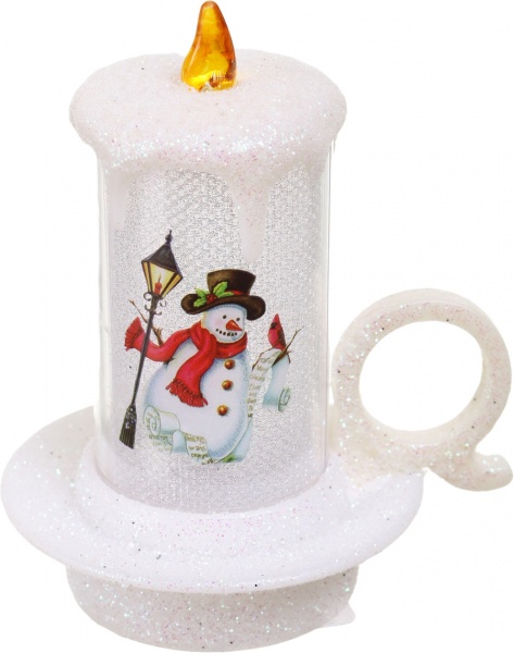 Свічка світлодіодна новорічна на підставці LZ-0811 світлодіодна (LED) 