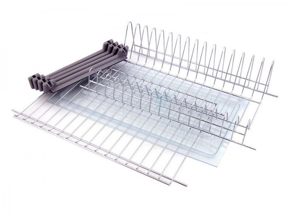 Сушарка для посуду DC 450 мм хром ЄВРОЛАЙН