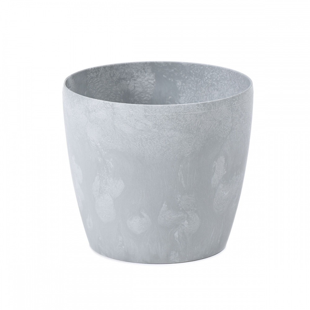 Вазон пластик MAGNOLIA круглый серый бетон 3,1 л Ламела (9702039)