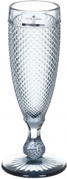 Набор бокалов для шампанского Bicos Cinza серый 190 мл 4 шт. 49000093 Vista Alegre